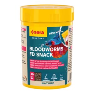 Sera bloodworms Fd Snack 11 grs Larvas de mosquito
